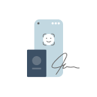 Online with photo self‑service